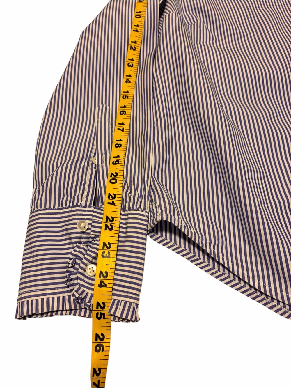 J Crew Ruffles Pinstripe Button Shirt - Picture 7 of 15